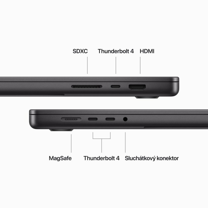 Apple MacBook Pro M3 Max 16“ 14CPU/30GPU/36GB RAM/ 1TB SSD - Vesmírně černý