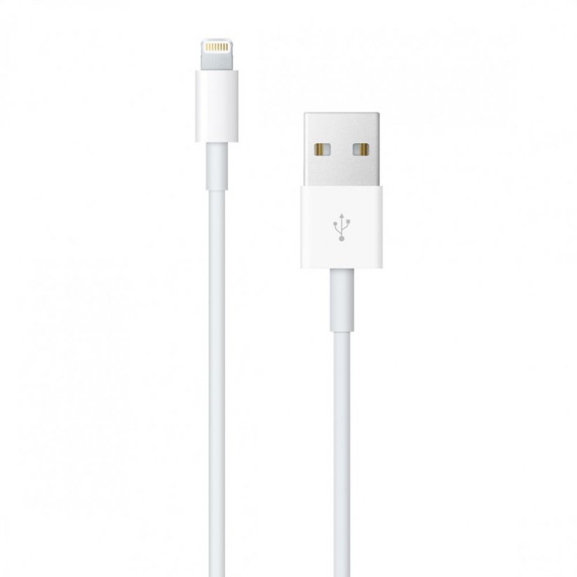 Bílý USB-A/Lightning kabel