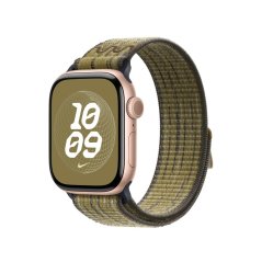 Apple Watch 42mm zeleno-šedý provlékací sportovní řemínek Nike