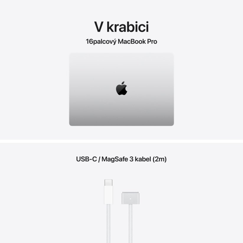 MacBook Pro 16″ M5Max 18xCPU/32xGPU/36G/2T SSD - stříbrný