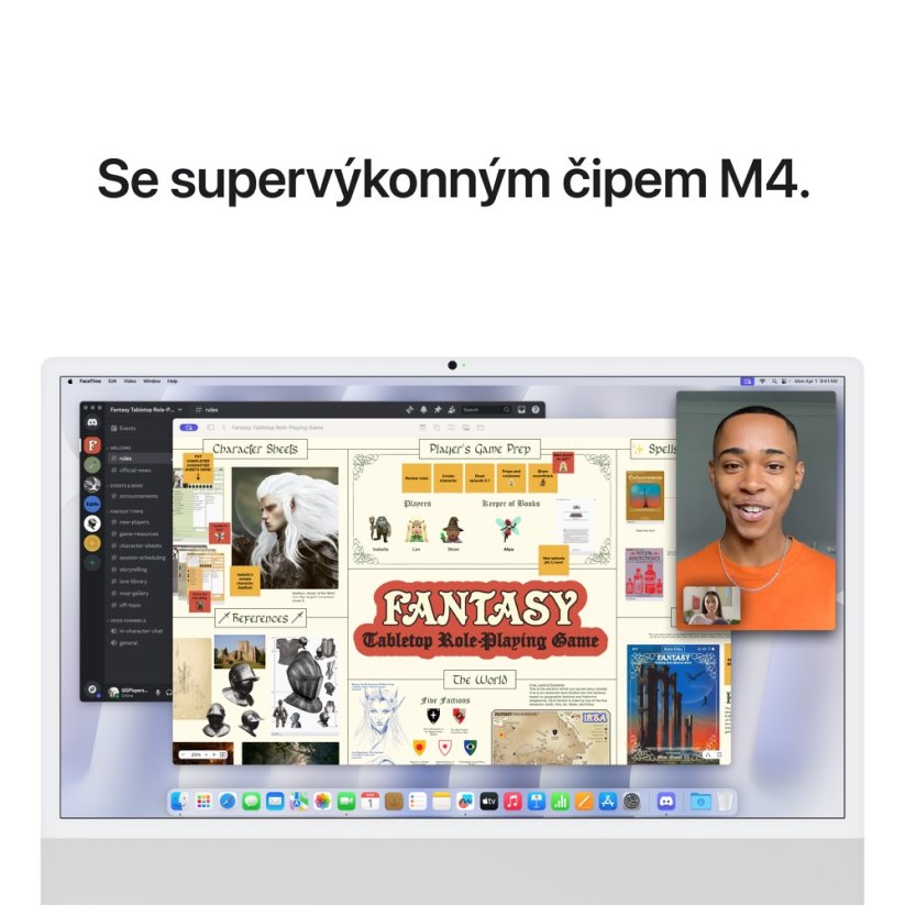 iMac 24" 4.5K Ret M4 8CPU/8GPU/16G RAM/256 SSD - stříbrný