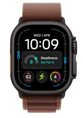 Apple 49mm alpský tah - burgundsky červený s černou titanovou sponou M