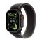 Apple Watch Ultra 3 49mm černý titan s uhlově černým trailovým tahem SM
