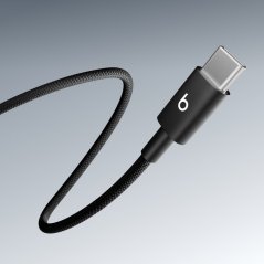 Beats 240W USB-C/USB-C Braided Cable (3m)- Black