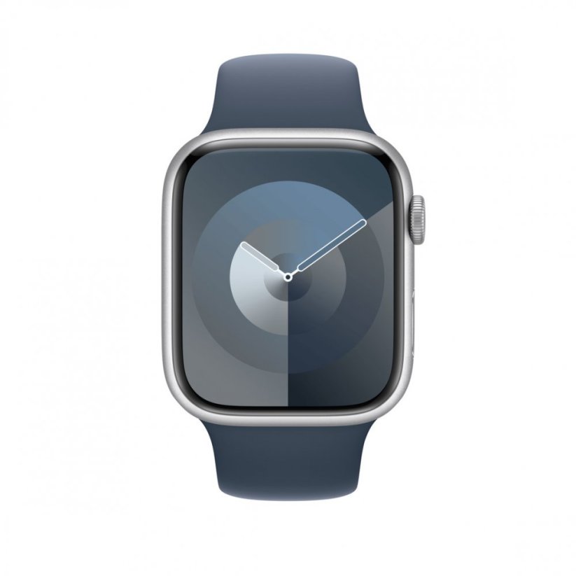 Apple Watch 45mm Bouřkově modrý sportovní řemínek – M/L