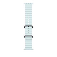 Apple Watch 49mm ledově modrý Oceánský řemínek - provedení z černého titanu