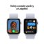Apple Watch SE 44mm Stříbrný hliník s oblačně modrým provlékacím sportovním řemínkem